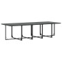Conjunto de Comedor de Jardín 11 pcs Negro Acero en Conjuntos de jardín | Comprar online en Foru.es