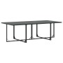 Conjunto de Comedor de Jardín 9 pcs Negro Acero en Conjuntos de jardín | Comprar online en Foru.es