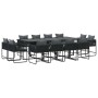 Conjunto de Comedor de Jardín 13 pcs Negro Acero en Conjuntos de jardín | Comprar online en Foru.es
