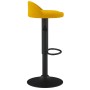 Taburete de cocina de terciopelo amarillo en Taburetes de cocina | Comprar online en Foru.es