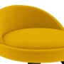 Taburete de cocina de terciopelo amarillo en Taburetes de cocina | Comprar online en Foru.es