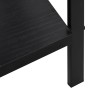 Estantería de 4 niveles madera ingeniería negro 60x27,6x124,5cm en Librerías y estanterías | Comprar online en Foru.es