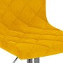 Taburetes de cocina 2 unidades terciopelo amarillo mostaza en Taburetes de cocina | Comprar online en Foru.es