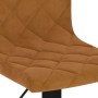 Taburetes de cocina 2 unidades terciopelo marrón en Taburetes de cocina | Comprar online en Foru.es