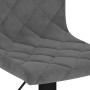 Taburetes de cocina 2 unidades terciopelo gris oscuro en Taburetes de cocina | Comprar online en Foru.es