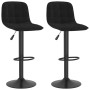 Taburetes de cocina 2 unidades terciopelo negro en Taburetes de cocina | Comprar online en Foru.es