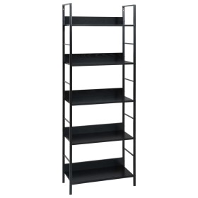 Estantería de 5 niveles madera ingeniería negro 60x27,6x158,5cm en Librerías y estanterías | Comprar online en Foru.es