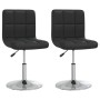 Sillas de comedor 2 unidades cuero sintético negro en Sillas de comedor | Comprar online en Foru.es