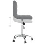 Silla de oficina giratoria de tela gris claro en Sillas de oficina | Comprar online en Foru.es