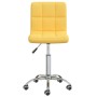 Silla de oficina giratoria de tela amarilla mostaza en Sillas de oficina | Comprar online en Foru.es