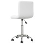 Silla de oficina giratoria de cuero sintético blanco en Sillas de oficina | Comprar online en Foru.es