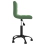 Silla de oficina giratoria de terciopelo verde oscuro en Sillas de oficina | Comprar online en Foru.es