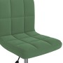 Silla de oficina giratoria de terciopelo verde oscuro en Sillas de oficina | Comprar online en Foru.es
