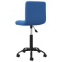 Silla de oficina giratoria de terciopelo azul en Sillas de oficina | Comprar online en Foru.es