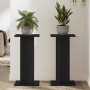 Soporte de plantas 2 pcs Roble Negro 30 x 30 x 60 cm en Armarios roperos | Comprar online en Foru.es