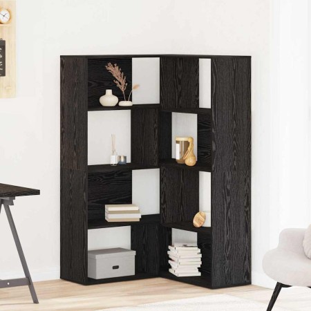 Librería 2 pcs Roble Negro 85 x 85 x 140 cm en Librerías y estanterías | Comprar online en Foru.es