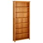 vidaX Estantería de 7 niveles de madera maciza de roble 90x22,5x200 cm en Librerías y estanterías | Comprar online en Foru.es