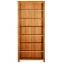vidaX Estantería de 7 niveles de madera maciza de roble 90x22,5x200 cm en Librerías y estanterías | Comprar online en Foru.es