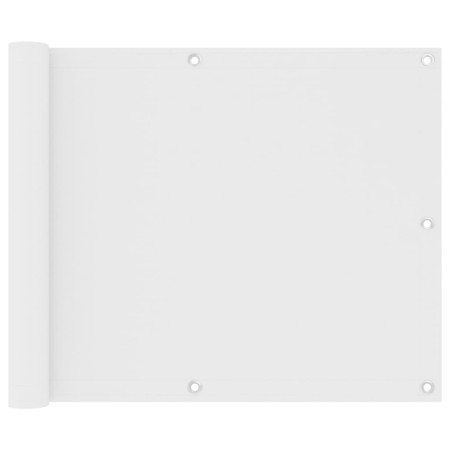 Toldo para balcón tela oxford blanco 75x600 cm en Sombrillas | Comprar online en Foru.es