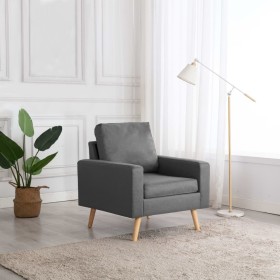 Sillón de tela gris claro en Sillones | Comprar online en Foru.es