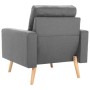 Sillón de tela gris claro en Sillones | Comprar online en Foru.es