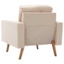 Sillón de tela color crema en Sillones | Comprar online en Foru.es
