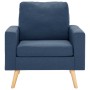 Sillón de tela azul en Sillones | Comprar online en Foru.es