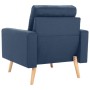 Sillón de tela azul en Sillones | Comprar online en Foru.es