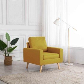 Sillón de tela amarillo en Sillones | Comprar online en Foru.es
