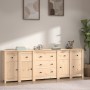 Aparador de madera maciza de pino 230x35x80 cm de vidaXL, Aparadores - Ref: Foro24-3114094, Precio: 337,24 €, Descuento: %