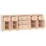 Aparador de madera maciza de pino 230x35x80 cm de vidaXL, Aparadores - Ref: Foro24-3114094, Precio: 337,24 €, Descuento: %