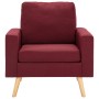 Sillón de tela color vino tinto en Sillones | Comprar online en Foru.es