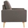 Sillón de tela gris taupe en Sillones | Comprar online en Foru.es