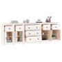 Aparador de madera maciza de pino blanco 230 x 35 x 80 cm de vidaXL, Aparadores - Ref: Foro24-3114095, Precio: 386,12 €, Desc...