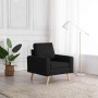 Sillón de tela negro en Sillones | Comprar online en Foru.es