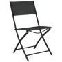 Juego de comedor de jardín 7 piezas con cojines gris y negro de vidaXL, Conjuntos de jardín - Ref: Foro24-3102924, Precio: 35...