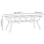 Juego de comedor de jardín 9 piezas gris y negro de vidaXL, Conjuntos de jardín - Ref: Foro24-3102921, Precio: 453,08 €, Desc...