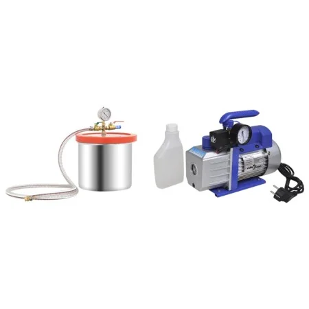 Cámara de vacío con bomba de una etapa 7,4 L de vidaXL, Bombas de agua - Ref: Foro24-3100548, Precio: 264,26 €, Descuento: %