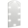 Espejo con luces LED vidrio arco 90x45 cm de vidaXL, Espejos - Ref: Foro24-3102978, Precio: 52,38 €, Descuento: %