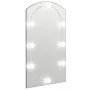 Spiegel mit LED-Lichtern, Glasbogen, 90x45 cm. von vidaXL, Spiegel - Ref: Foro24-3102978, Preis: 51,97 €, Rabatt: %
