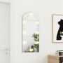 Espejo con luces LED vidrio arco 90x45 cm de vidaXL, Espejos - Ref: Foro24-3102978, Precio: 52,38 €, Descuento: %