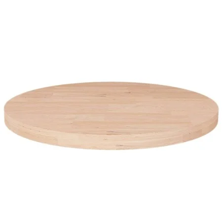 Superficie de mesa redonda madera de roble sin tratar Ø50x2,5cm de vidaXL, Tableros para mesas - Ref: Foro24-342902, Precio: ...