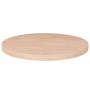 Superficie de mesa redonda madera de roble sin tratar Ø50x2,5cm de vidaXL, Tableros para mesas - Ref: Foro24-342902, Precio: ...