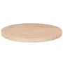 Superficie de mesa redonda madera de roble sin tratar Ø50x2,5cm de vidaXL, Tableros para mesas - Ref: Foro24-342902, Precio: ...