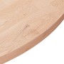 Superficie de mesa redonda madera de roble sin tratar Ø70x2,5cm de vidaXL, Tableros para mesas - Ref: Foro24-342904, Precio: ...