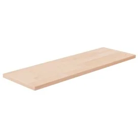Tabla de estantería madera maciza roble sin tratar 60x20x1,5 cm de vidaXL, Estantes y estanterías - Ref: Foro24-342921, Preci...
