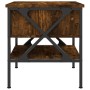 Mesita de noche madera de ingeniería roble ahumado 40x42x45 cm de vidaXL, Mesitas de noche - Ref: Foro24-825957, Precio: 49,9...