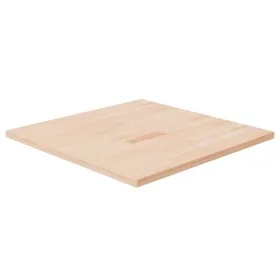 Square oak wood untreated table top 70x70x2.5cm by vidaXL, Table tops - Ref: Foro24-342931, Price: 74,38 €, Discount: %