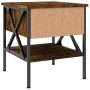Mesita de noche madera de ingeniería roble ahumado 40x42x45 cm de vidaXL, Mesitas de noche - Ref: Foro24-825957, Precio: 49,9...