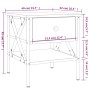 Mesita de noche madera de ingeniería roble ahumado 40x42x45 cm de vidaXL, Mesitas de noche - Ref: Foro24-825957, Precio: 49,9...